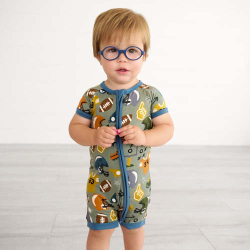 Touchdown Time Shorty Zippy - Little Sleepies