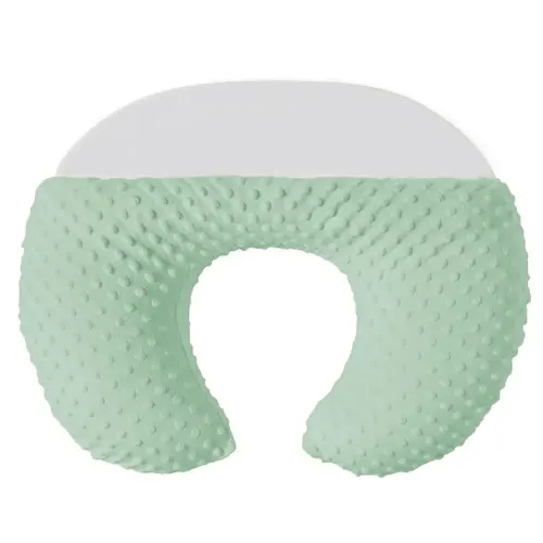 Nursing Pillow with Nursing Pillow Cover Set for Breastfeeding Moms, Ultra-Soft Nursing Pillows for Infant Newborn Baby Boy Girl (Green)