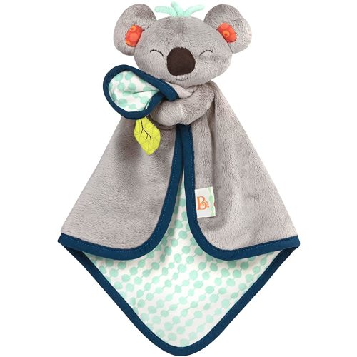 B. toys – Koala Lovey – Plush Security Blanket – Stuffed Animal for Babies – Soft Baby Blankie – Newborn, 0 Snugglies – Fluffy Koko