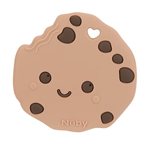 Nuby Silicone Teether - Chocolate Chip Cookie