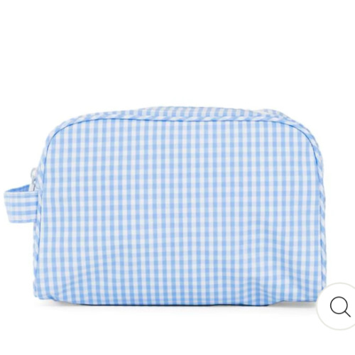 Dopp Bag - Stowaway - Gingham Sky