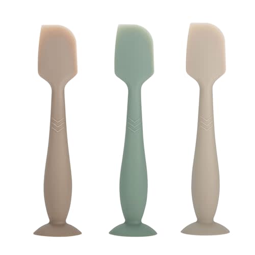 Diaper Cream Spatula Butt Spatula Baby Diaper Spatula, Soft Silicone Butt Paste Spatula Diaper Rash Cream Applicator Diaper Cream Brush with Suction Cup Base