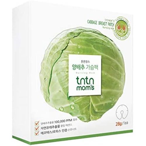 TNTN MOM'S - Cabbage Sheet mask for nursing - Breastfeeding trouble relief & Good for breast pain and mastitis | breast feeding essentials | Lanolin-free | Korean skin care | 7.9 oz (8sheets)