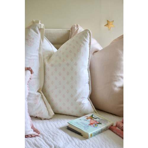 Field Flower in Rose Pillow Cover
