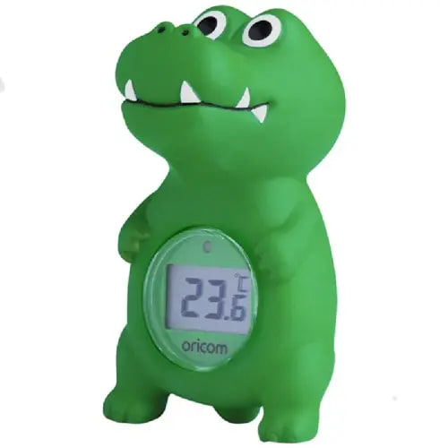 Oricom Bath & Room Thermometer Crocodile | Baby Bunting AU