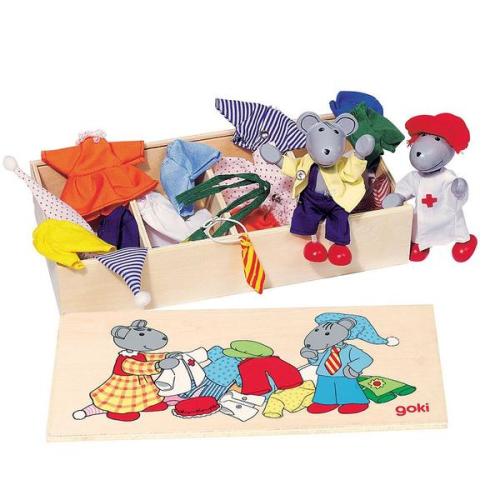 Lia & Luca - Dress-Up Mice - Oompa Toys