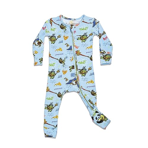 Bellabu Bear TMNT Mutant Mayhem Movie Baby Pajamas for Baby Boys & Girls, Matching Family Pajamas, Rayon from Bamboo