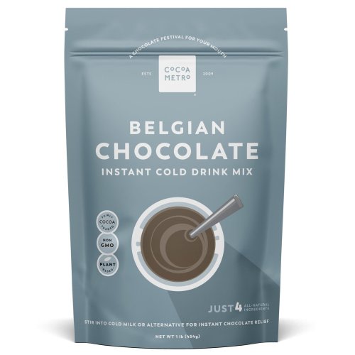 Cocoa Metro—Belgian Chocolate Instant Cold Drink Mix