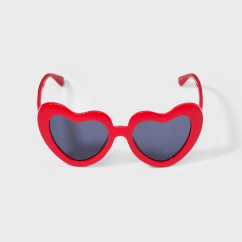 Girls' Heart Sunglasses - Art Class™ Red