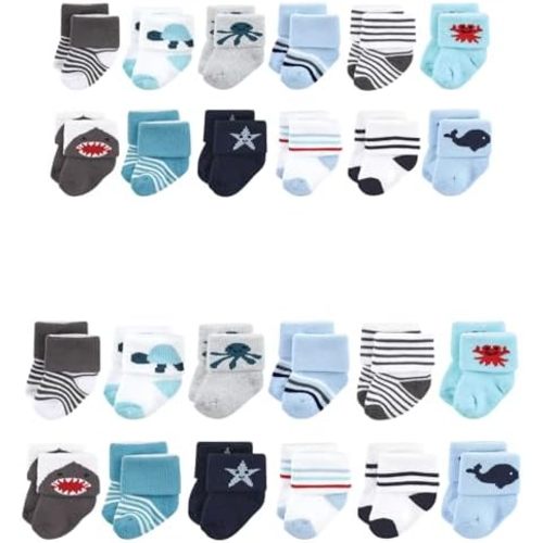 Hudson Baby Baby Grow with Me Cotton Terry Socks