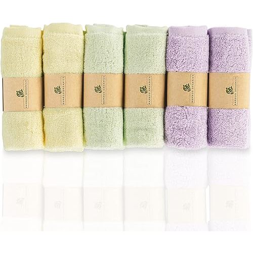100% Rayon from Bamboo Baby Washcloths Soft Baby Wipes