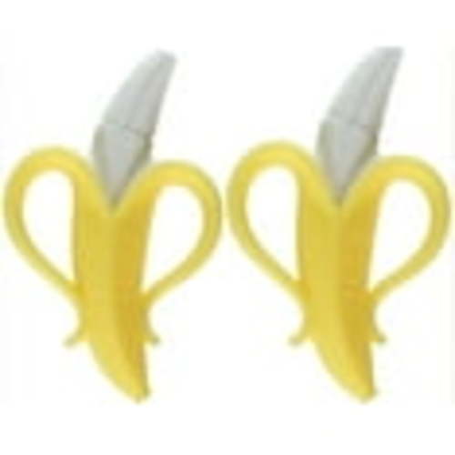 Nuby Nananubs Banana Massaging Toothbrush 2 Count