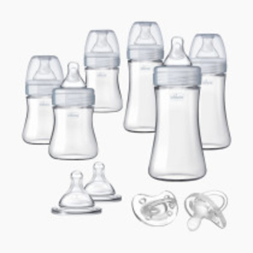 Chicco Duo Deluxe Hybrid Baby Bottle Gift Set with Invinci-Glass - Neutral