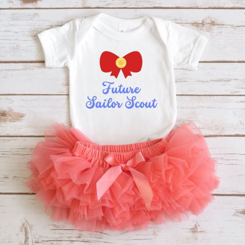 Anime Bodysuit, Baby Shower Gift, Future Sailor Scout Baby Bodysuit, Anime Baby Clothes, Anime Baby Gift, Manga Bodysuit, Baby Birthday Gift