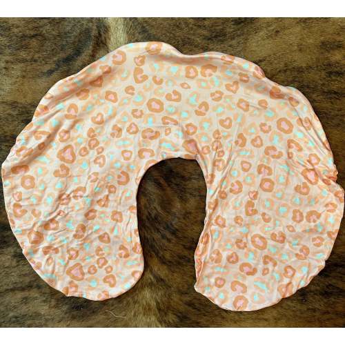 Cheetah baby boppy pillow cover