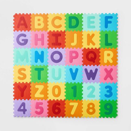 5' X 5' Abc Floor Mat Set - 36pc - Gigglescape™