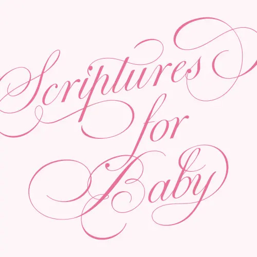Scripture Cards For Baby (Girl Theme) - No Easel *Order Separately!* — Kirsten McFarlan Designs