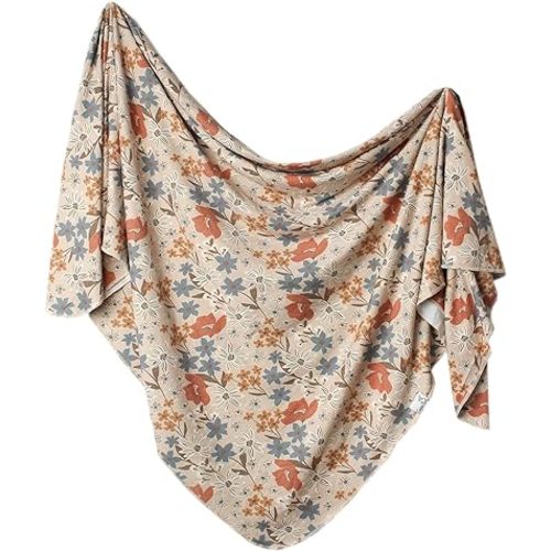 Copper Pearl Baby Swaddle Blanket - Premium Knit Baby Blanket, Large Soft Stretchy Receiving Blankets for Baby Boy and Girl, Swaddles for Newborn, Infant, and Toddler (Eden)