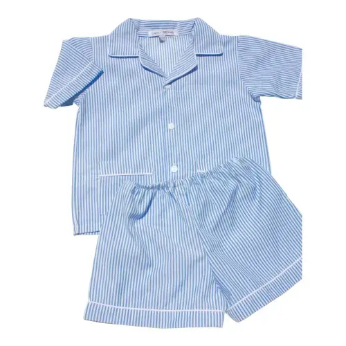 Blue Stripe SS Pajamas