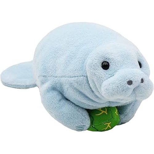 7inch Simulation Manatee Plush Toy Lifelike Sea Cow Stuffed Animal Doll