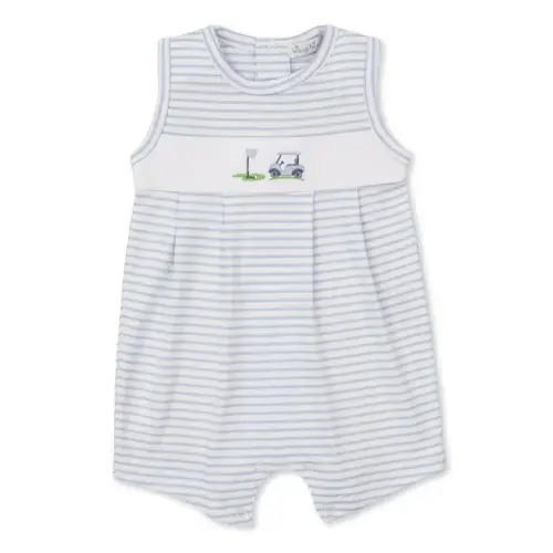 Fairway Foursome Sleeveless Stripe Playsuit