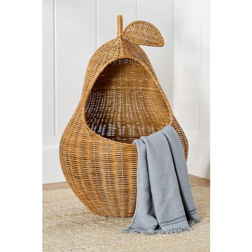 Pear Woven Wicker Basket