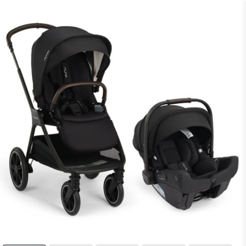 Nuna Pipa urbn + TRIV LX Travel System in Caviar