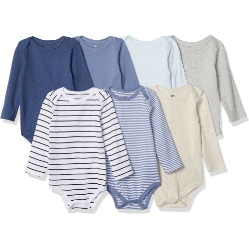 Hudson Baby unisex-baby Cotton Long-sleeve Bodysuits - 9-12 Months