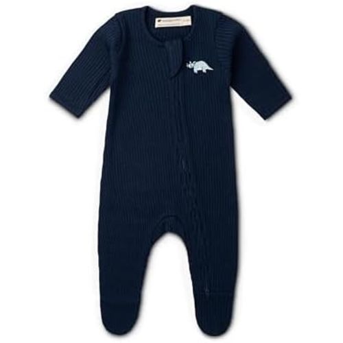 monica + andy Baby Organic Zipper One-Piece
