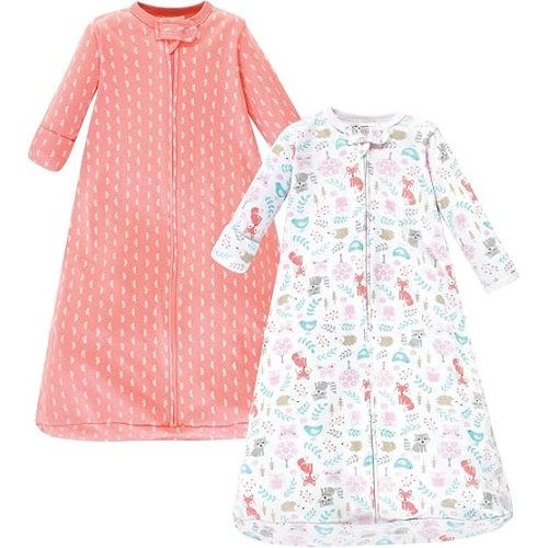 Hudson Baby BabyCotton Long-Sleeve Wearable Sleeping Bag, Sack, Blanket