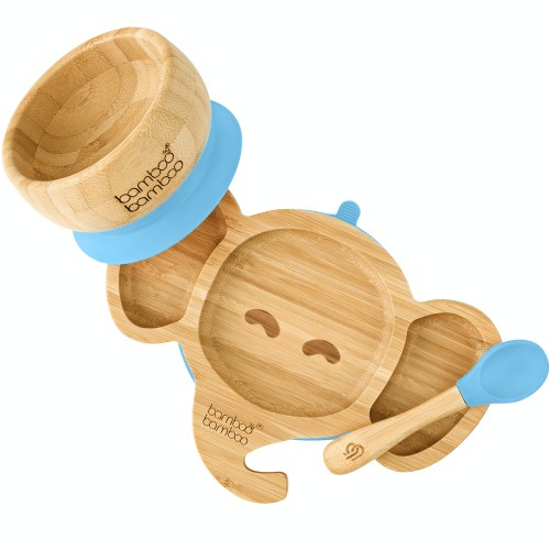 Elephant Plate and Bowl Bundle Gift Set