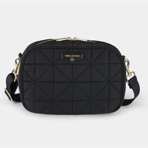 TWELVElittle Diaper Bag Clutch in Black 3.0 with Changing Pad