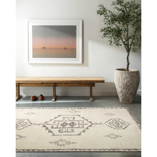 Becki Owens x Surya Solana Vintage Pewter/Beige Area Rug
