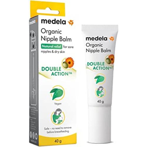 Medela Purelan Organic Nipple Cream | Soothing and Nourishing for Breastfeeding Moms | 100% Natural and Safe | Fast Relief for Sore Nipples – Postpartum Essentials – 1.34 fl. oz.
