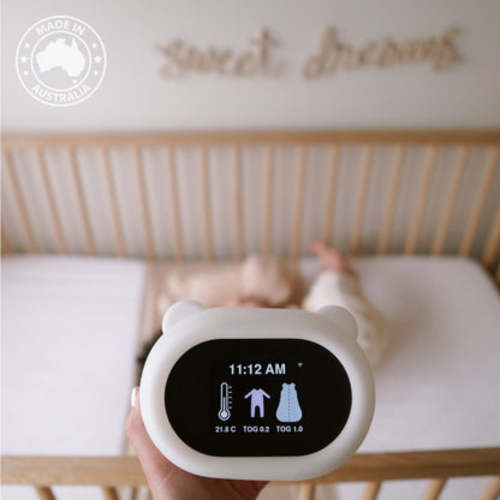 Baby TOG Sleepwear Guide, Night Light and Thermometer – Sleep Like Goldilocks