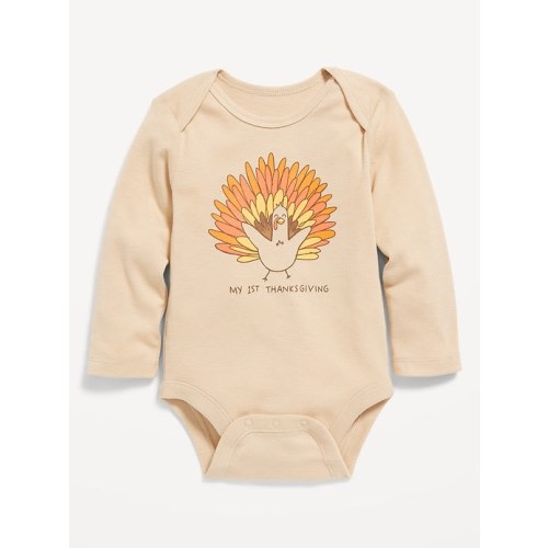 Unisex Long-Sleeve Graphic Bodysuit for Baby