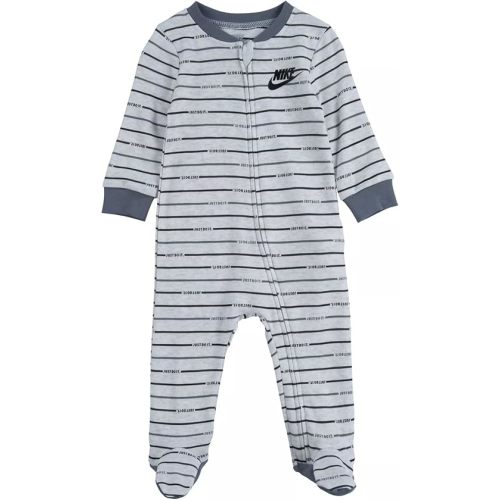 Nike Baby Boy All Over Print Full Zip Footed Coverall (G(56E489-X58)/B, 3 Months)
