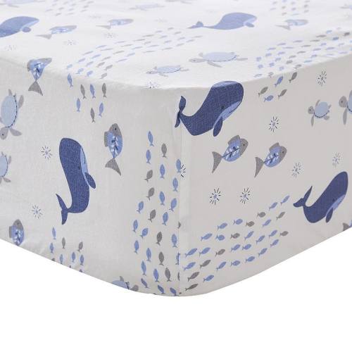 Levtex Baby Boho Bay Underwater Creatures Fitted Sheet