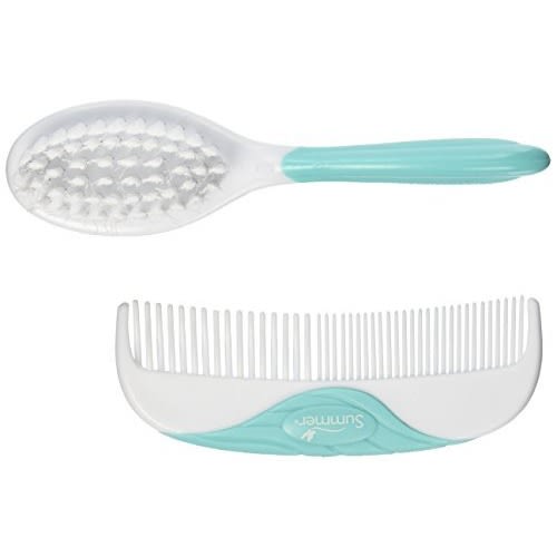 Summer Infant Brush and Comb, Teal/White