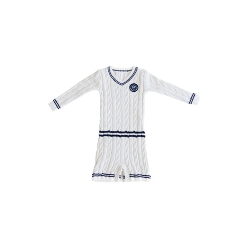 Varsity Sweater Romper, 12-18M