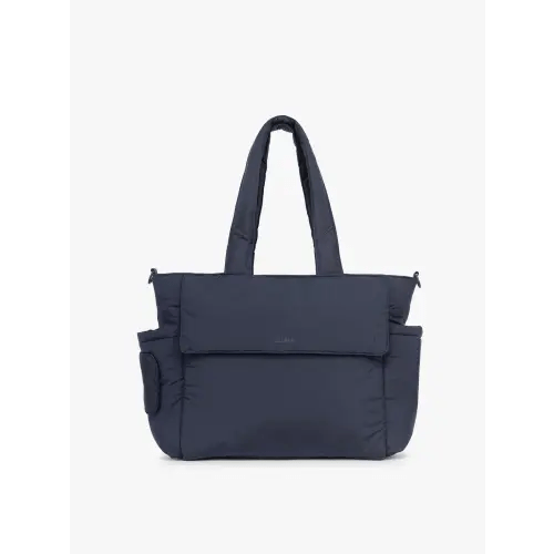Diaper Tote Bag with Laptop Sleeve in Navy