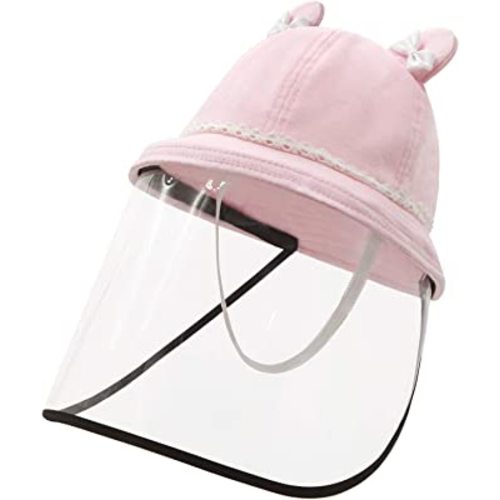 Baby Girls Boys Sun Hat with Bow UPF50+ Wide Brim Summer Bucket Sunscreen Caps for Babies Toddler
