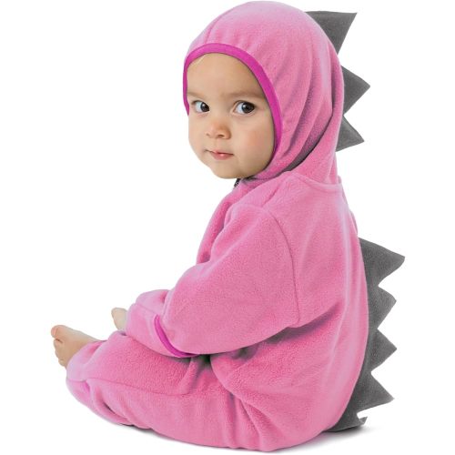 Fleece Baby Bunting Bodysuit – Infant One Piece Kids Hooded Romper Outerwear Toddler Jacket