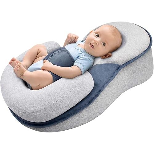 Bassinet Baby Lounger Adjustable Wedge Pillow Perfect for Reducing Spit-Up Anti Overflow and Choking Milk