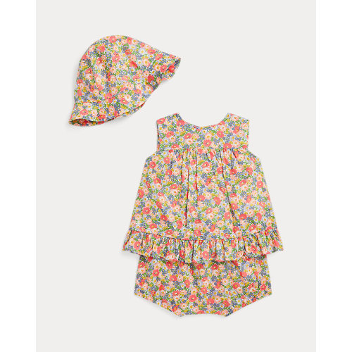 Floral Cotton Batiste 3-Piece Set