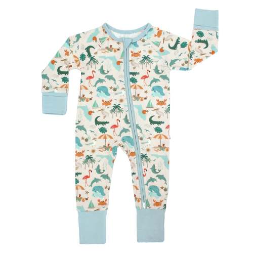 Explore Florida Bamboo Convertible Baby Pajamas – Emerson and Friends