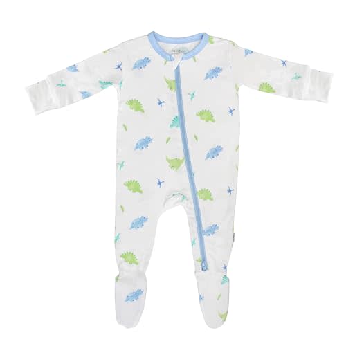 Bamboo Little Soft Baby Footie Pajamas, Baby Clothes, Newborn Sleepers, 95% Viscose and 5% Spandex, 0-24 Months