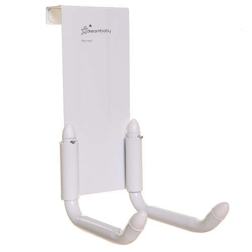 Dreambaby® Strollerbuddy Over The Door Stroller Hanger – Heavy Duty Metal Organizer, 50lbs Capacity