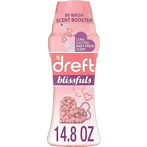 Dreft Blissfuls in-Wash Scent Booster Beads, Baby Fresh, 14.8 Ounce