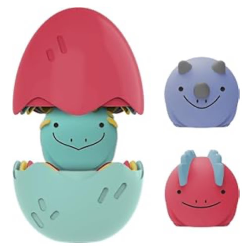 Dino Hatch bubble bath toys